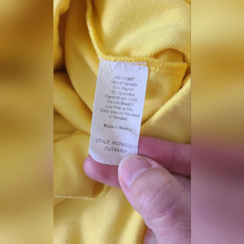 Yellow Peplum Mini Skirt
